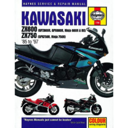 Kawasaki ZX600 (GPZ600R GPX600R Ninja 600R & RX) & ZX750 (GPX750R Ninja 750R) Fours 1985 - 1997