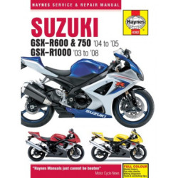 Suzuki GSX-R600/750 2004 - 2005 & GSX-R1000 2003 - 2008