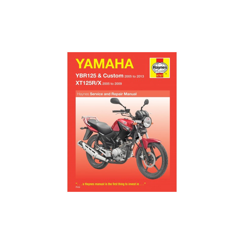 Yamaha YBR125 & XT125R/X 2005 - 2013