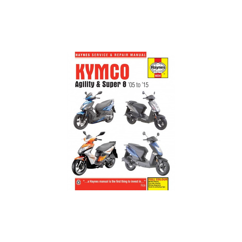 Kymco Agility & Super 8 Scooters (05 - 15)