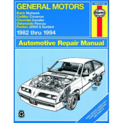 General Motors Haynes Repair Manual covering FWD models of the Buick Skyhawk Cadillac Cimarron Chevrolet Cavalier O