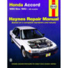 Honda Accord Haynes Repair Manual covering all models from 1990 thru 1993