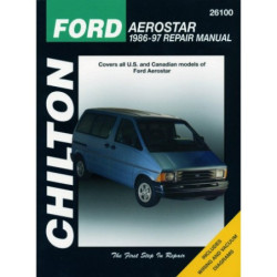 Ford Aerostar Chilton Repair Manual for 1986-97 covering all models