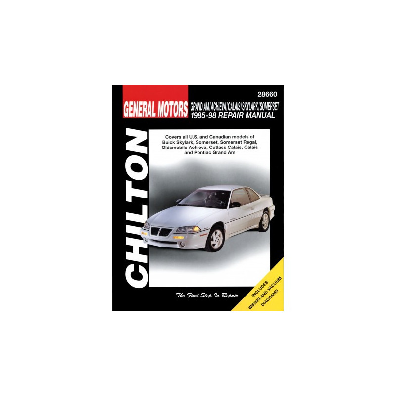 General Motors Chilton Repair Manual from 1982-93 covering all models of Chevrolet S10 and GMC S15 Sonoma and Syclo