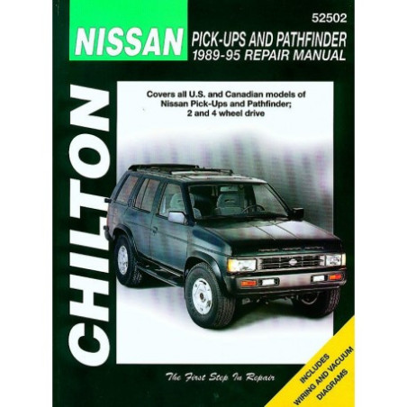 Nissan Chilton Repair Manual for 1989-95 covering all models of Pick-Ups and Pathfinder (two and four wheel drive)