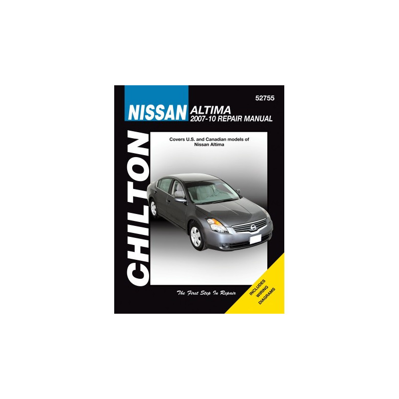 Nissan Altima Chilton Repair Manual for 2007-10 (Does not include information specific to hybrid models)