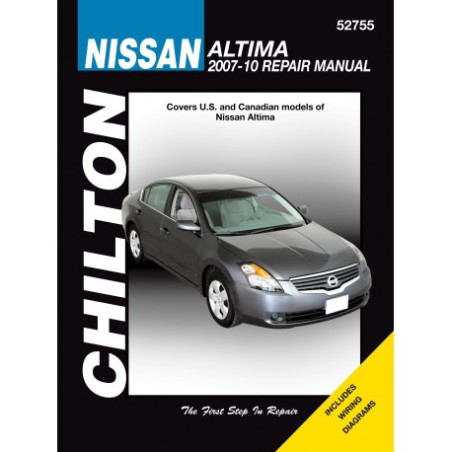 Nissan Altima Chilton Repair Manual for 2007-10 (Does not include information specific to hybrid models)