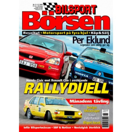 Bilsport Börsen nr 11  2004