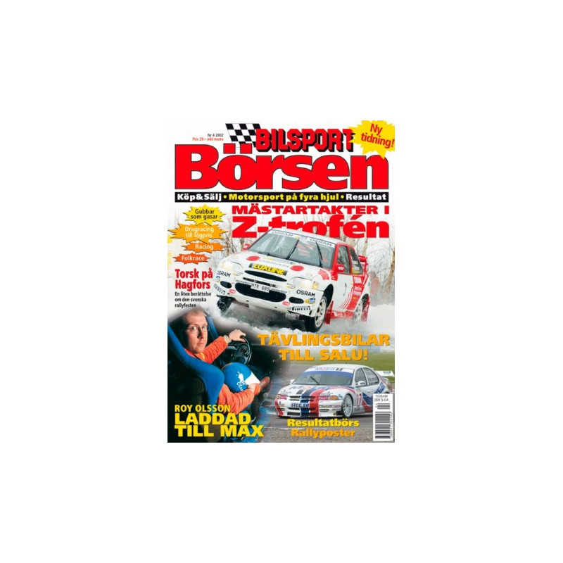 Bilsport Börsen nr 4  2002