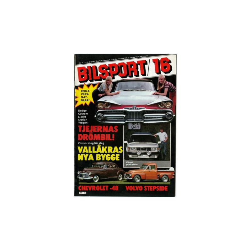 Bilsport nr 16  1981