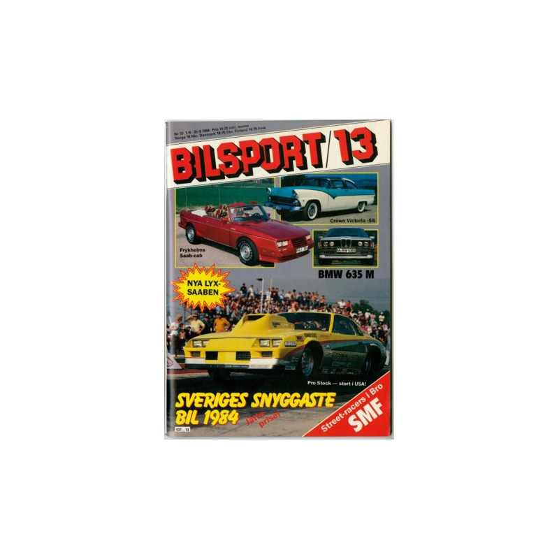 Bilsport nr 13  1984