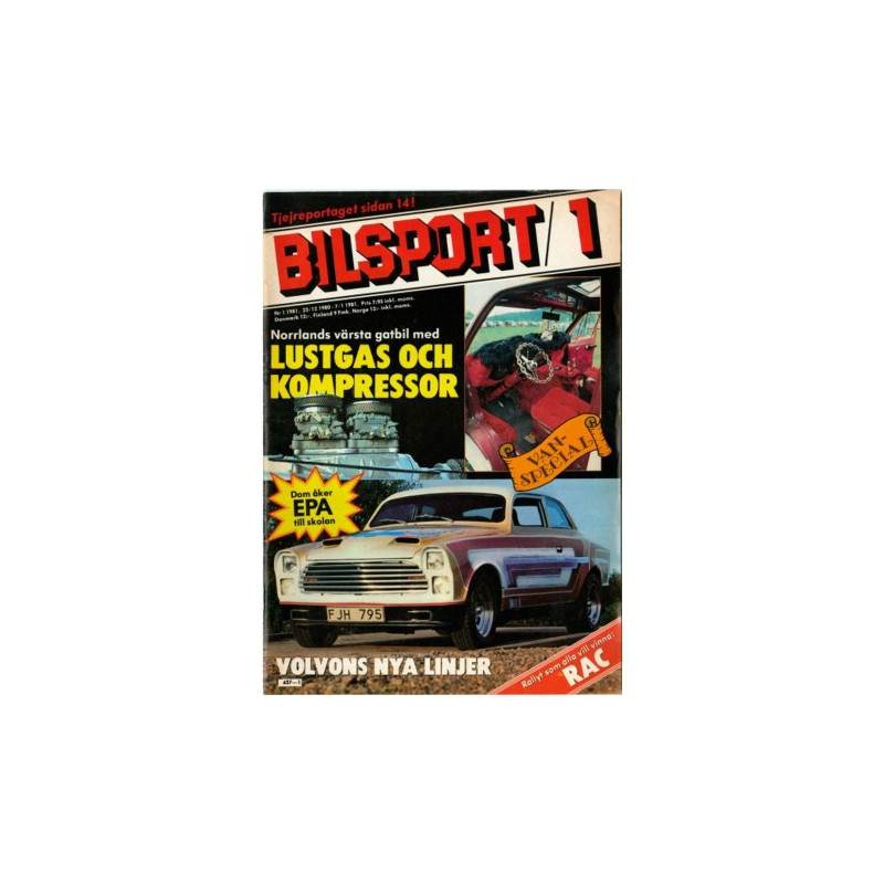 Bilsport nr 1  1981