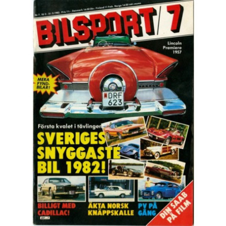 Bilsport nr 7  1982