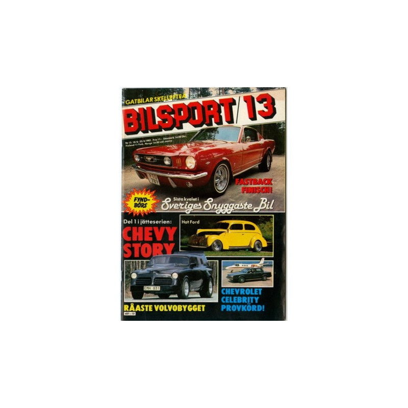 Bilsport nr 13  1982