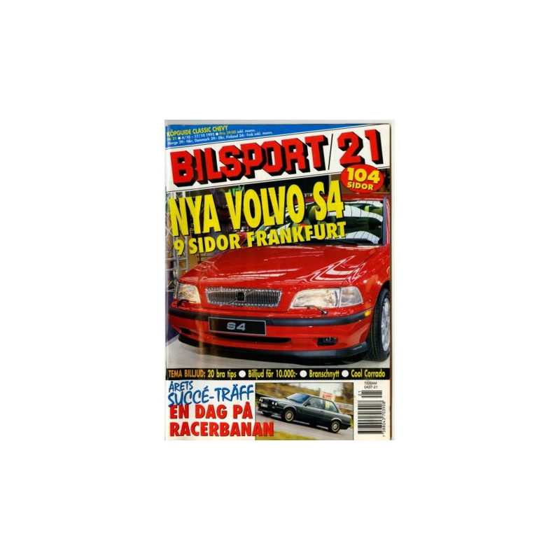 Bilsport nr 21  1995