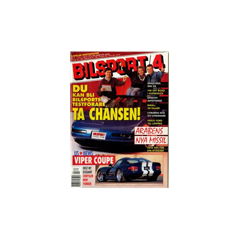 Bilsport nr 4  1993