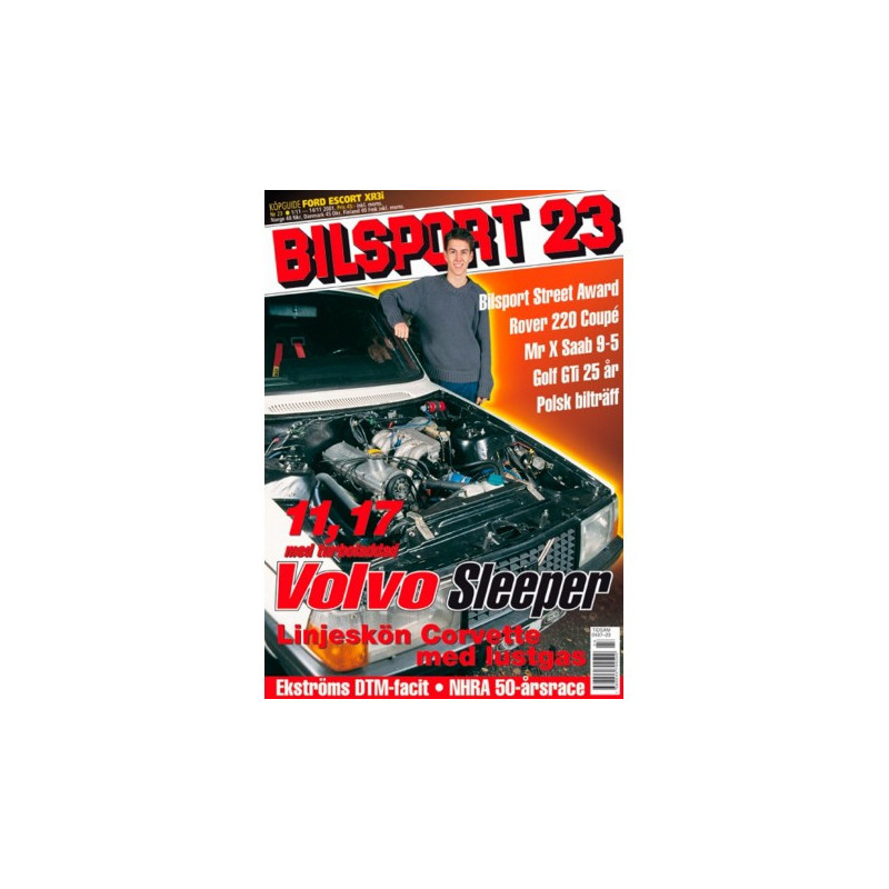 Bilsport nr 23  2001