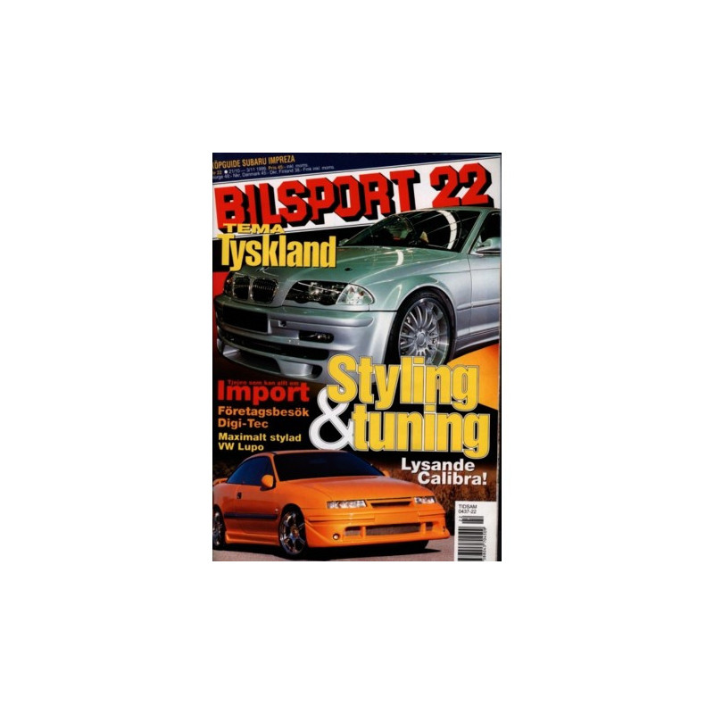 Bilsport nr 21  1999