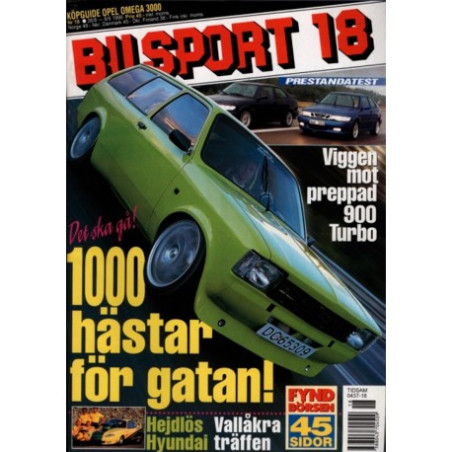 Bilsport nr 18  1999