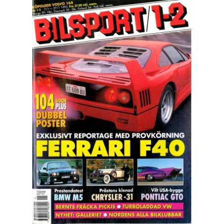 Bilsport nr 1  1993