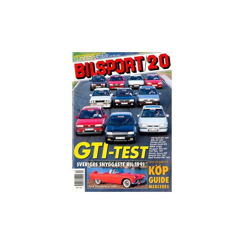 Bilsport nr 20  1991