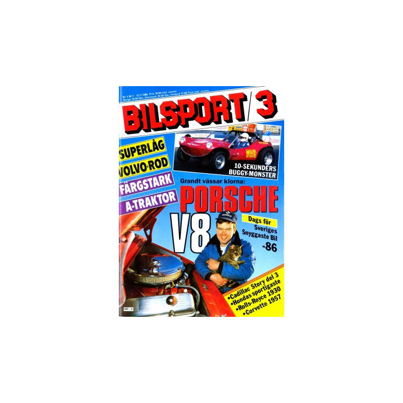 Bilsport nr 3  1986