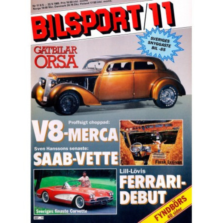 Bilsport nr 11  1985