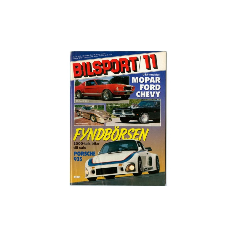 Bilsport nr 11  1984