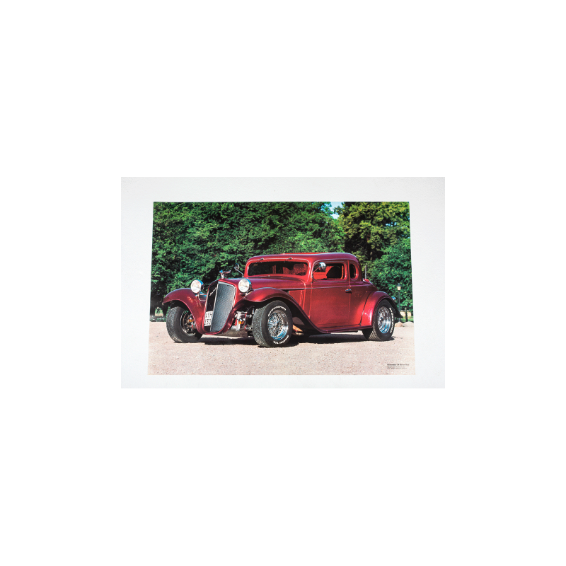 Vintageposter Bilsport Classic Chevrolet -34 Street Rod